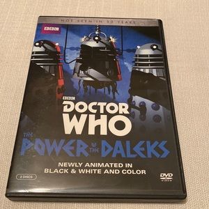 Doctor Who The Power of the Daleks DVD Animated
